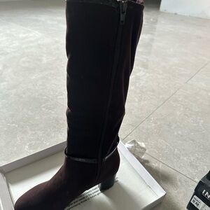Karen Scott Dark Brown Heeled Boots
